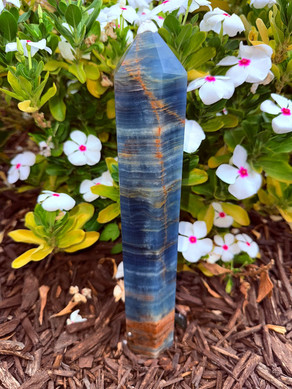 Rare Blue Onyx Crystal Jumbo Tower From Argentina #1