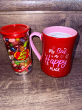 *Disneyland Exclusive* Minnie Mouse Red Mug & Jelly Belly 49 Flavors Bundle