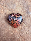 Rhodonite Crystal Heart From The Ural Mountains in Russia #11