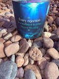 Every Rejection is a redirect to your biggest blessing Crystal Candle Reiki Blessed by Queen
