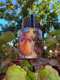 Day of the Dead #9 Crystal Candle Reiki Blessed by Queen