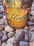 Money Flows 2 me  Crystal Candle Reiki Blessed by Queen