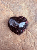 Rhodonite Crystal Heart From The Ural Mountains in Russia #1