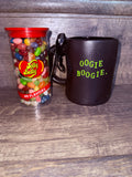Oogie Boogie Black Mug & Jelly Belly 49 Flavors Bundle