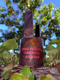 I Feel Peaceful, Grounded & Secure Crystal Candle Reiki Blessed by Queen