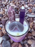 Control My Energy Crystal Candle Reiki Blessed by Queen