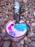 Connect Me To My Angel Guides Crystal Candle Reiki Blessed by Queen