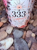 333 Support Crystal Candle Reiki Blessed by Queen