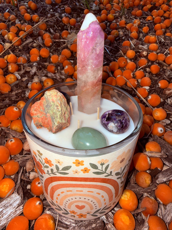 Protect Baby & ME Crystal Candle Reiki Blessed by Queen