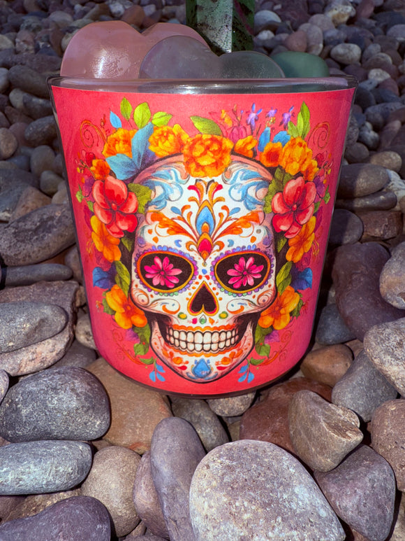 Day of the Dead #00 Crystal Candle Reiki Blessed by Queen
