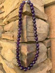 Amethyst Crystal Necklace  From Brazil