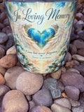 In Loving Memory Crystal Candle Moonlight Reiki Blessed by Queen