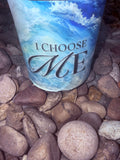I Choose Me Crystal Candle Reiki Blessed by Queen