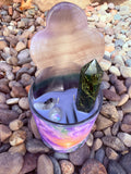 Let it Go Let it Flow Crystal Candle Reiki Blessed by Queen