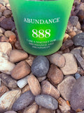 888 Abundance Crystal Candle Reiki Blessed by Queen