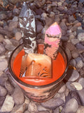 Love & Sacrifice Crystal Candle Reiki Blessed by Queen
