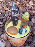 Ground My Energy Crystal Candle Reiki Blessed by Queen