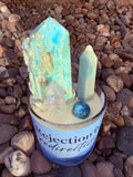 Rejection is Redirection Crystal Candle Reiki Blessed by Queen