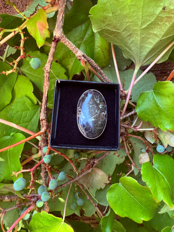 Andalusite Sterling Silver Crystal Adjustable Ring (6-7-8) Reiki Blessed By Queen