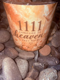 1111 Someone in Heaven Says Hello Crystal Candle Reiki Blessed by Queen