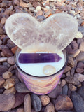 Angels always watching from heaven above (you can add a loved one in this candle image if you choose)￼Crystal Candle Reiki Blessed by Queen