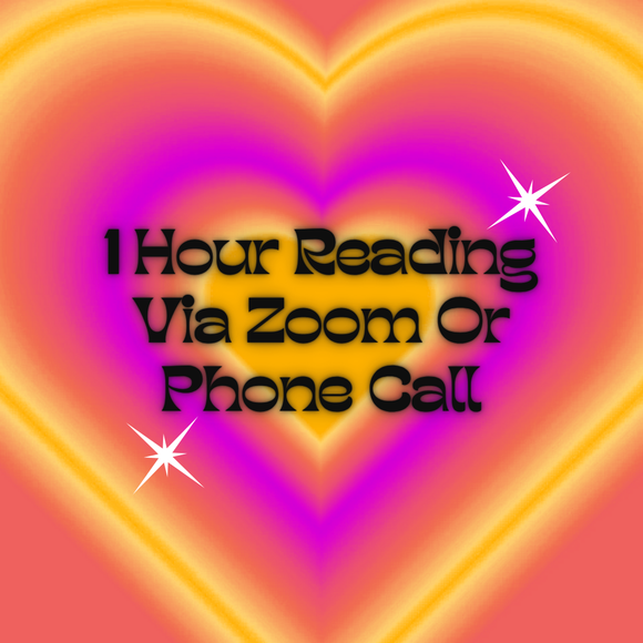 1 Hour Reading via Zoom