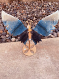 Trolleite Crystal Butterfly #4 From Sweden “Manifestations” (RARE unique combination of Lithium, Lepidolite, Blue Tourmaline and Lazulite) Moonlight Reiki Blessed by Queen