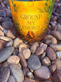 Ground My Energy Crystal Candle Reiki Blessed by Queen