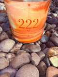 222 Everything is Coming HOLD ON Crystal Candle Reiki Blessed by Queen