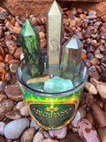 Abundance Frequency #2 Crystal Candle Reiki Blessed by Queen