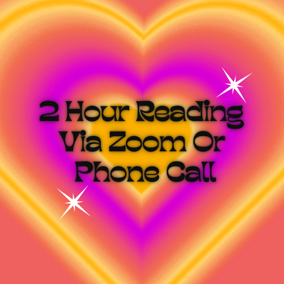 2 Hour Reading via Zoom
