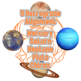 5 Retrograde Collection infused with Therapeutic Essential Oils, Moon Water & Reiki Blessed