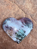 Ocean Jasper Heart Crystal #4 From Madagascar Reiki Blessed by Queen
