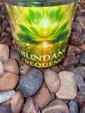 Abundance Frequency Crystal Candle Reiki Blessed by Queen