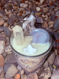 Moon Energy Crystal Candle Moonlight Reiki Blessed by Queen