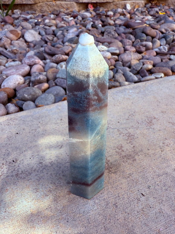 Trolleite Crystal Tower #3 Charged Under The New Moon in Leo & Reiki Blessed by Queen