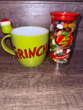 Grinch Mug & Jelly Belly 49 Flavors