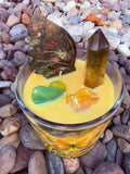 Healing Frequency Crystal Candle Reiki Blessed by Queen