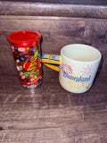 *Disneyland Exclusive* Mickey & Minnie Mug & Jelly Belly 49 Flavors Bundle