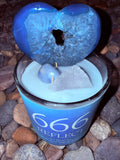 666 Reflect Crystal Candle Reiki Blessed by Queen Under The 12:12 Portal