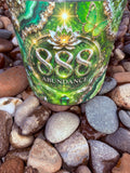888 Abundance Crystal Candle Reiki Blessed by Queen