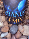 Uranus Entering Gemini Beginning of a New Era Crystal Candle Reiki Blessed by Queen