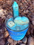 Every Rejection is Re-Direction & A Blessing in Disguise Crystal Candle Reiki Blessed by Queen