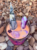 Love Me Hold Me Kiss Me Crystal Candle Reiki Blessed by Queen