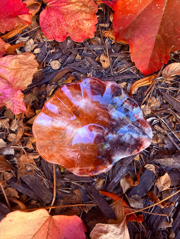 Fire Quartz Crystal Dish From Brazil #5