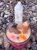Self Love  Crystal Candle Reiki Blessed by Queen