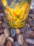 Healing Frequency Crystal Candle Reiki Blessed by Queen