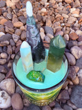 Abundance Frequency Crystal Candle Reiki Blessed by Queen