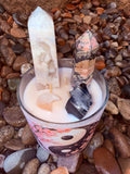 Ying & Yang Frequency Crystal Candle Reiki Blessed by Queen
