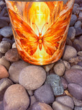 Golden Healer Crystal Candle Moonlight Reiki Blessed by Queen